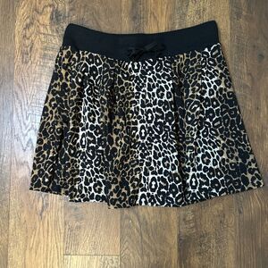 Kroix Leopard Print Skirt Women’s Plus 2X Elastic Waist Drawstring